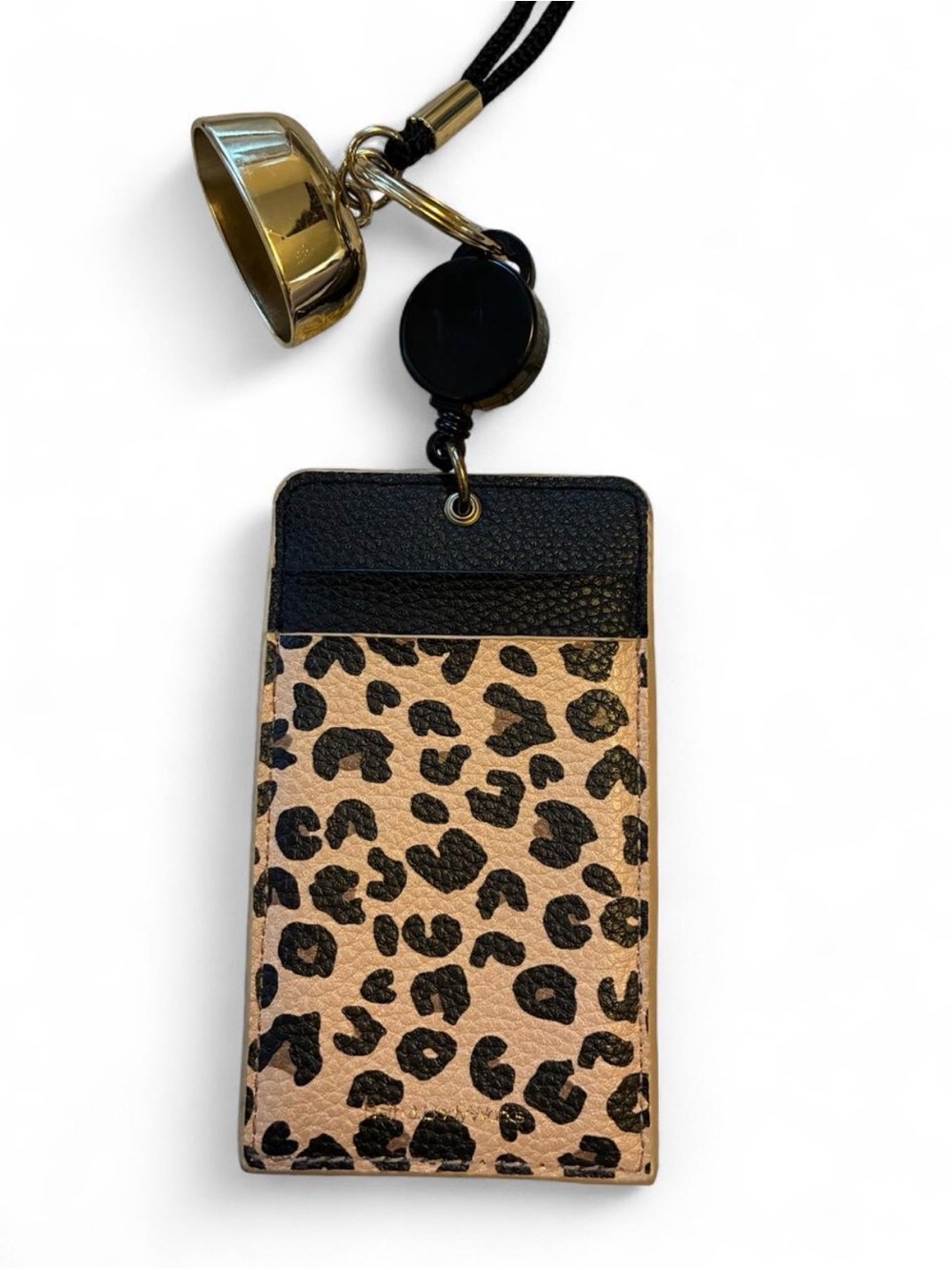 Leopard Lanyard ID Badge Reel